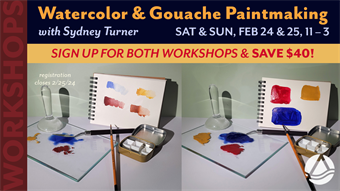 Watercolor & Gouache Paintmaking Workshop