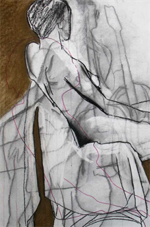 Movement With Model: Mixed Media