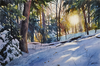 Watercolor Landscapes with Christopher Leeper