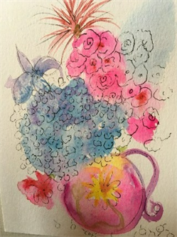 Pen & Ink & Watercolor
