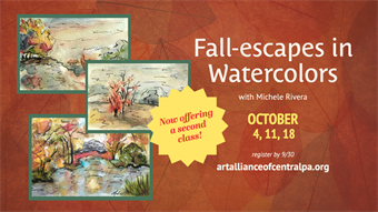 Fall-escapes in Watercolors