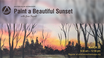 Paint a Beautiful Sunset in Watercolor