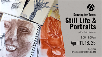 Drawing for Teens: Still Life and Portraits